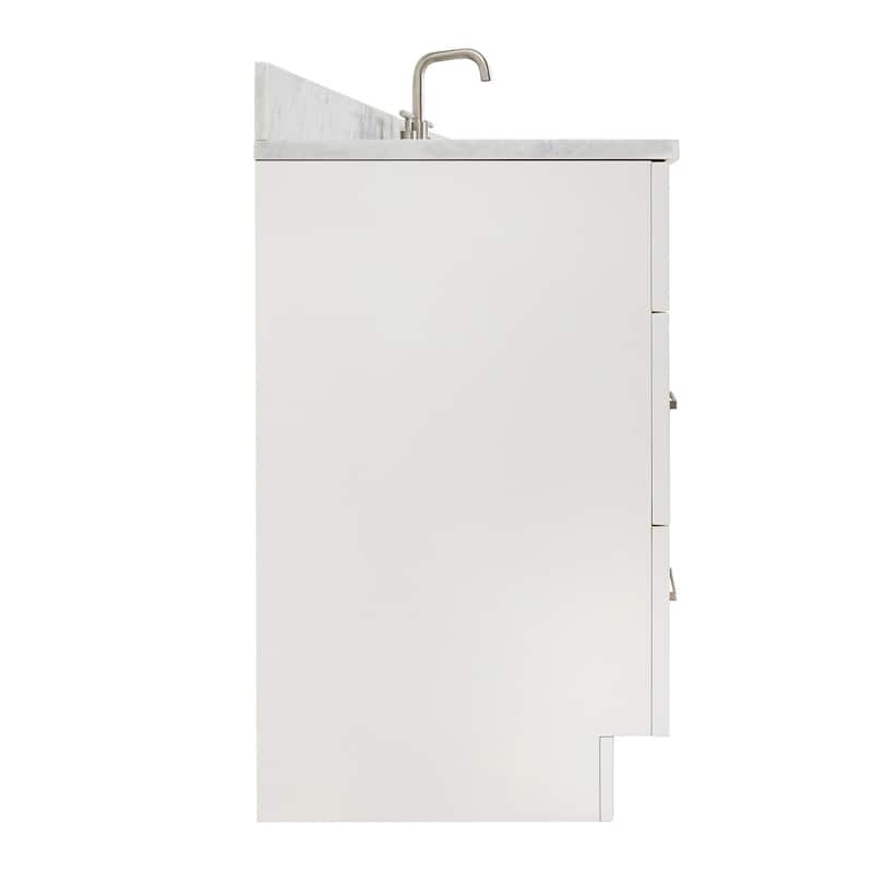 Ariel F067SCW2OVO Hamlet 67" Free Standing Single Basin Vanity Set