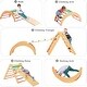 preview thumbnail 3 of 9, 4 in 1 Pikler Triangle Gym, Montessori Foldable Climber with Ramp