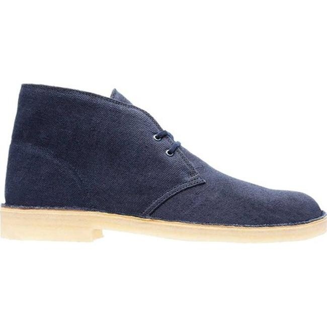 clarks desert boots navy