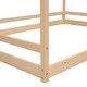 preview thumbnail 6 of 20, Full Size House Bed with Playhouse Design, Sturdy Pine Wood Frame for Kids' Fun and Comfortable Sleep