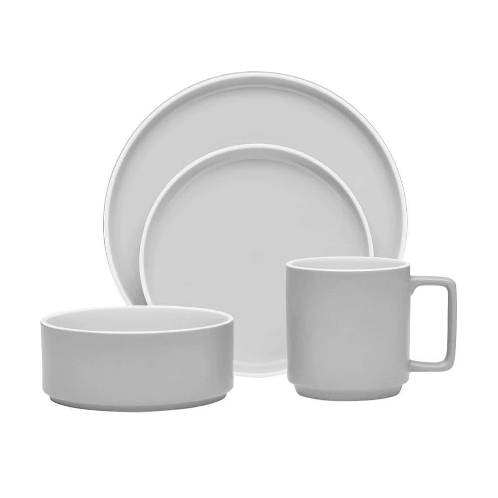 Noritake ColorTrio 4-Piece Stax Place Setting, Service for 1