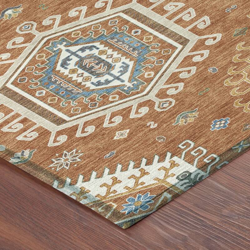 Machine Washable Indoor/ Outdoor Global Akron Chantille Rug