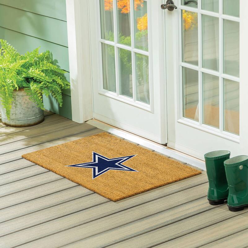 Dallas Cowboys Full Color Indoor/Outdoor Coir Mat