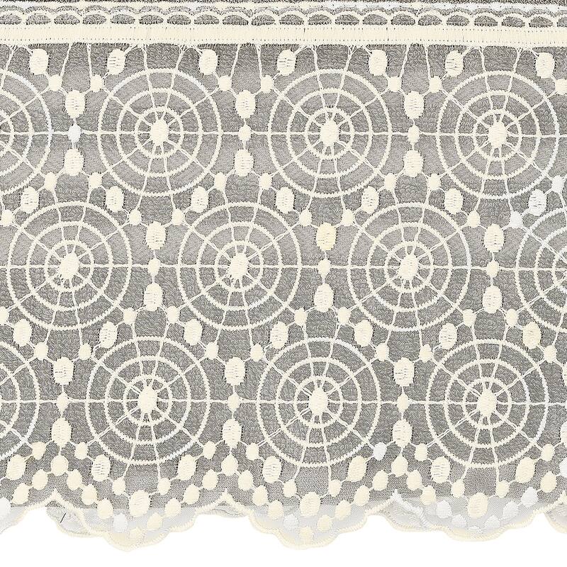 Authentic Hotel and Spa 100% Turkish Cotton Arian 3PC Cream Lace Embellished Towel Set