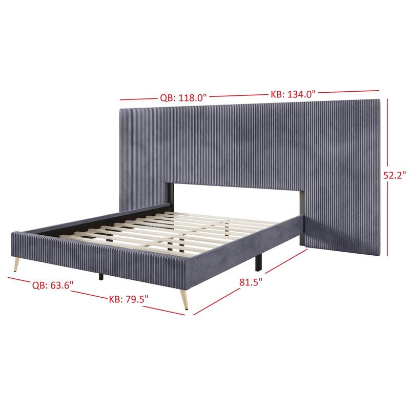 Muilee Upholstered Platform Bed