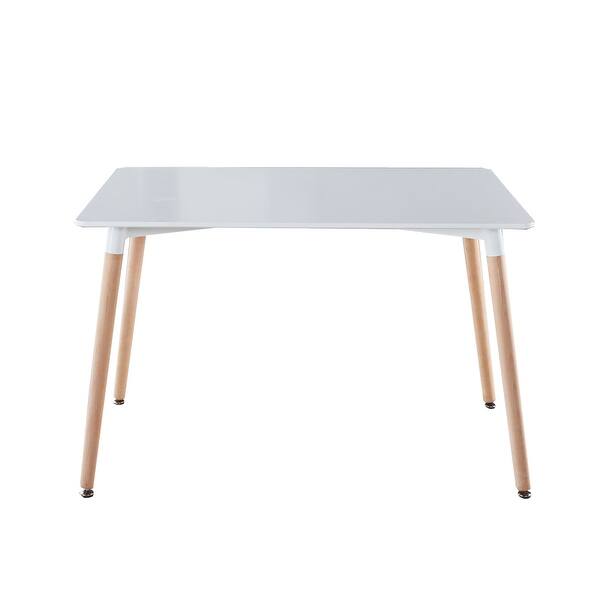 slide 6 of 13, White Rectangle Dining Table White
