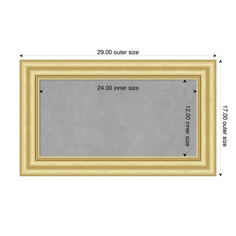 Amanti Art Sophia Gold Framed - 29 x 17 in - Sophia Gold