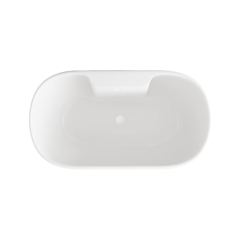 Nicolette Bathtub in Glossy White