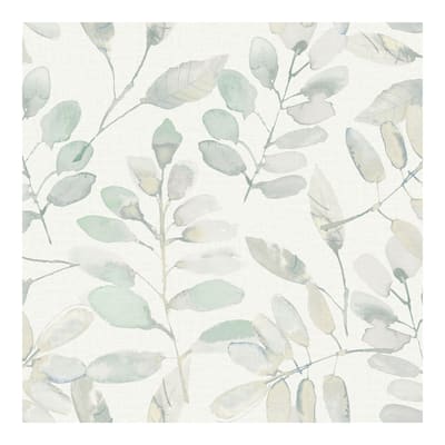 Fable Leaf Botanical Peel-and-Stick Wallpaper - 198in x 20.8in x 0.025in