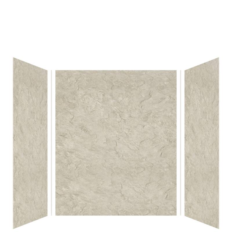 Transolid EWK604872 Expressions 60" W x 48" D x 72" H Three Panel - Sea Fog
