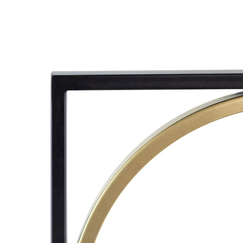 Rectangular Framed 4 Round Wall Mirror - 47.25"