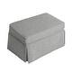 preview thumbnail 58 of 152, Rectangle Chenille Upholstered Storage Ottoman