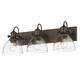 Option Rubbed Bronze / Seeded Glass