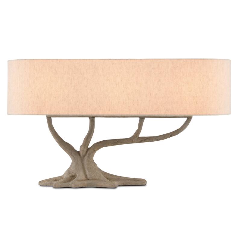 Currey & Company Cotswold Table Lamp - 17"h x 30"w x 10"d - 17"h x 30"w x 10"d - Concrete