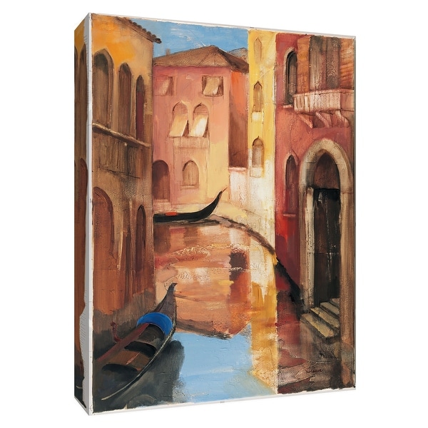 PTM Images 9-154821 PTM Canvas Collection 10" x 8" - "Morning on the Canal II" Giclee Streams & Rivers Art Print on Canvas