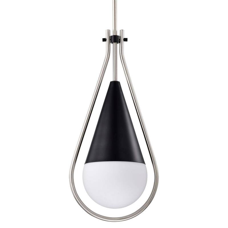 Nuvo Lighting 60/7913 Admiral 10" Wide Pendant with Teardrop Shade - Matte Black