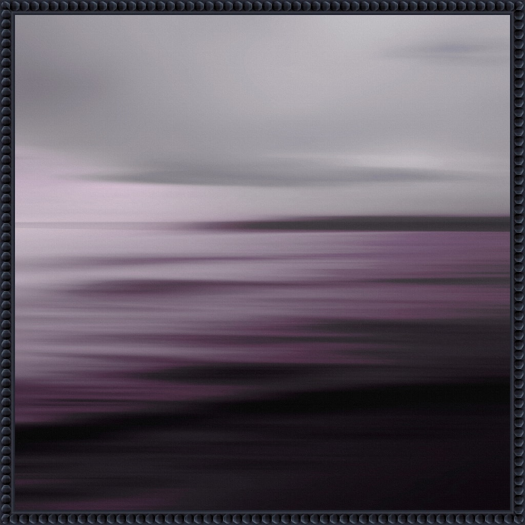 Mystic Twilight Waves by Lena Weisbek Framed Canvas Wall Art Print