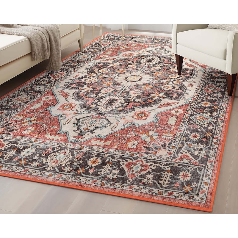 Well Woven Kings Court Zazzu Traditional Medallion Oriental Area Rug