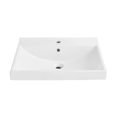 Swiss Madison SM-VT325 Carre 19" Ceramic Vanity Top
