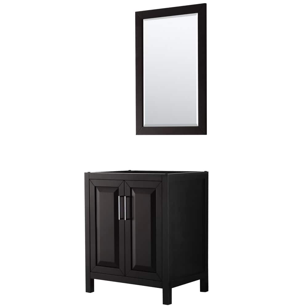 Wyndham Collection Daria 29" Single Free Standing Vanity Cabinet -
