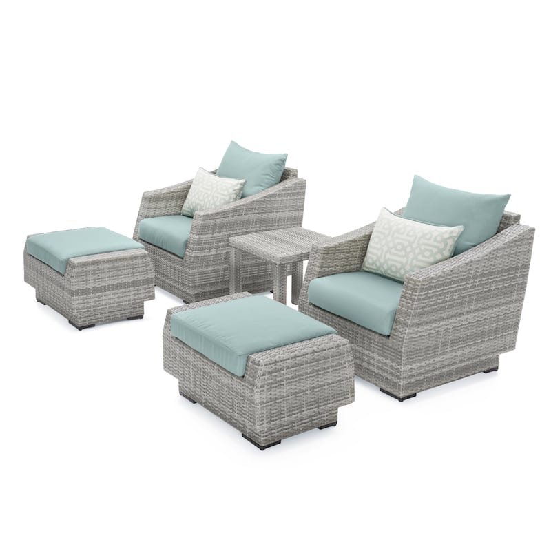 Cannes 20 Piece Sunbrella Outdoor Patio Estate Set