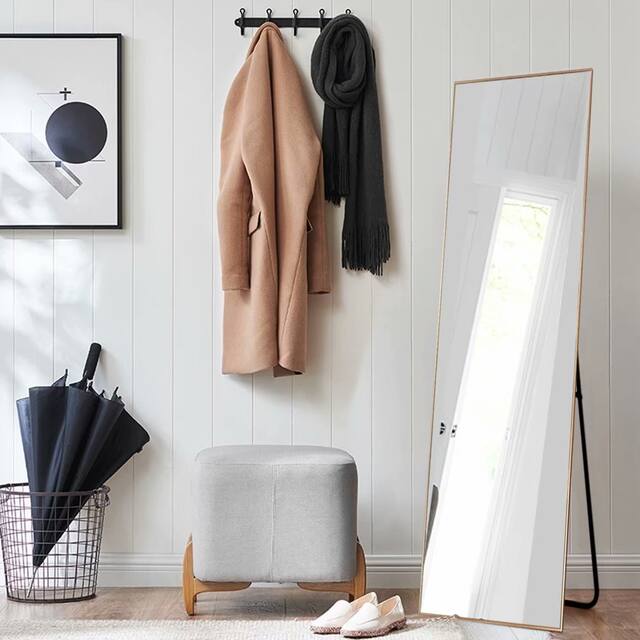 Carson Carrington Paaskynen Aluminum Alloy Full Length Floor Mirror