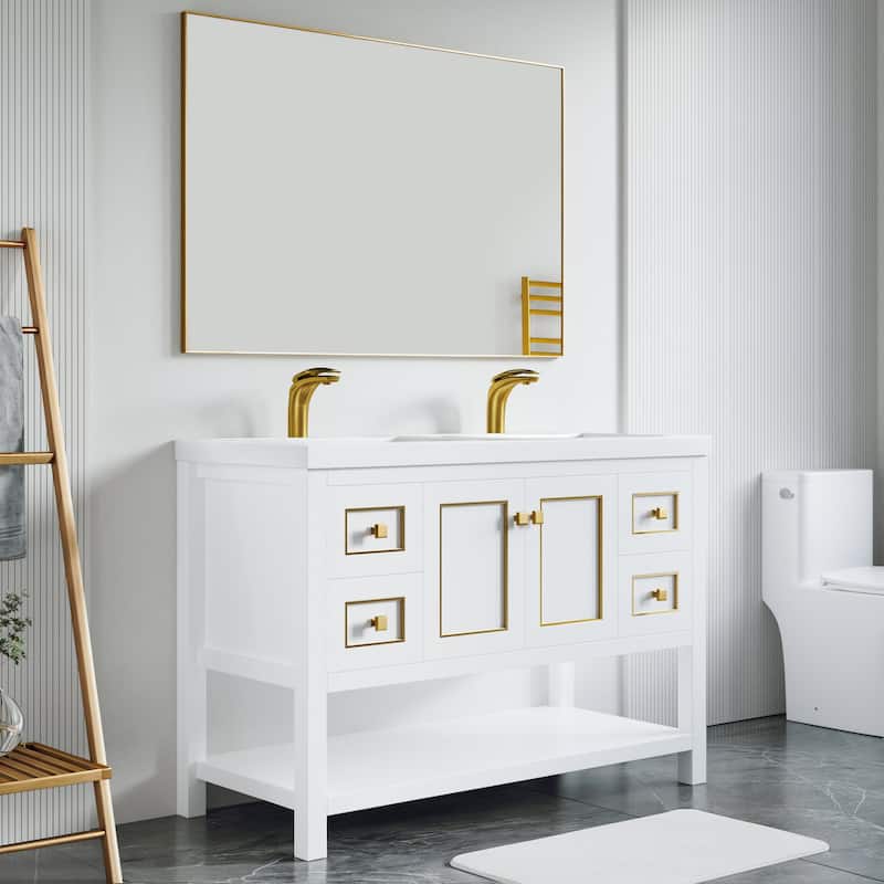 Davis 48" Double Bathroom Vanity Set