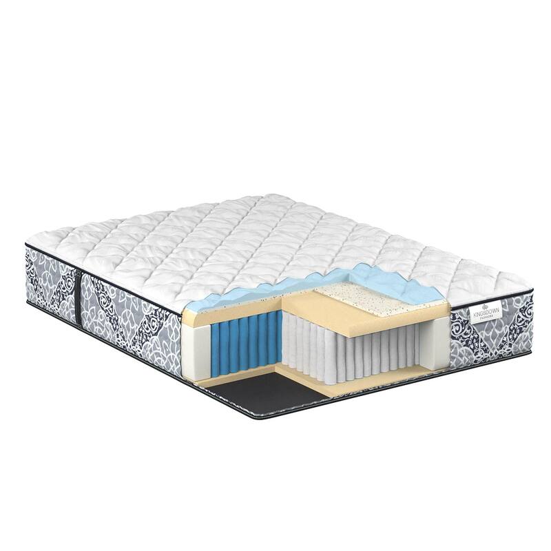 Kingsdown Passions Merridale 13.5 Inch Cushion Firm Hybrid Premium Luxury Mattress with Foundation Included