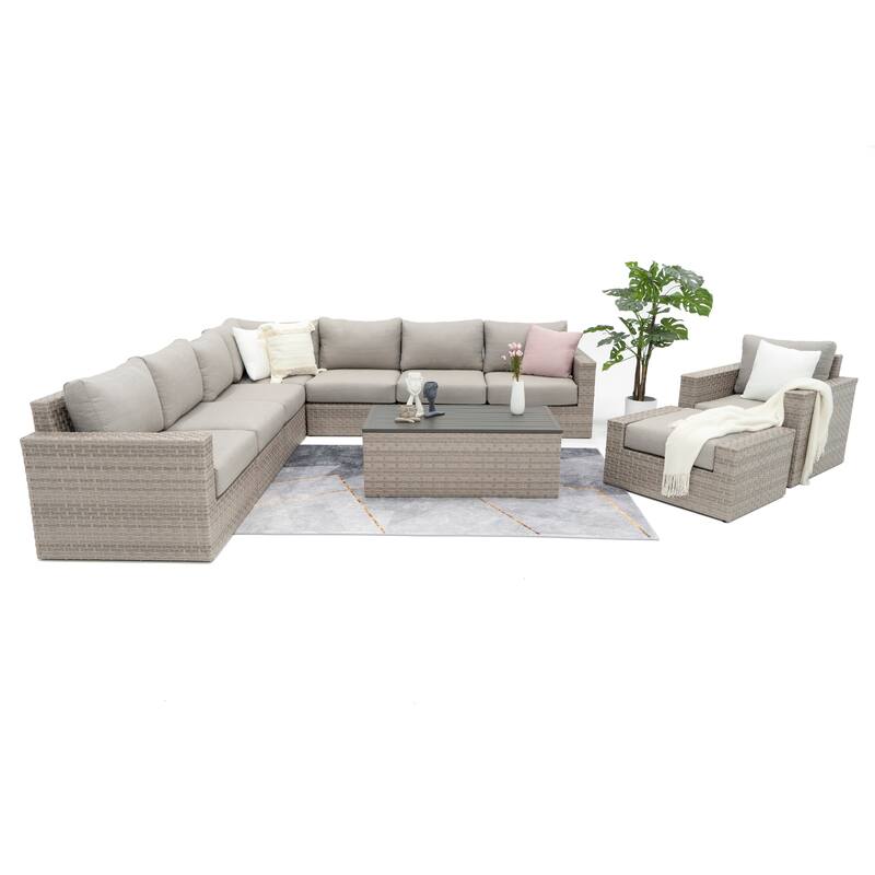 Avalon Bay 10-piece Deep Seating Sectional