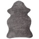preview thumbnail 27 of 93, SAFAVIEH Handmade Arctic Shag Guenevere 3-inch Extra Thick Rug 3' x 5' Scallop - Grey