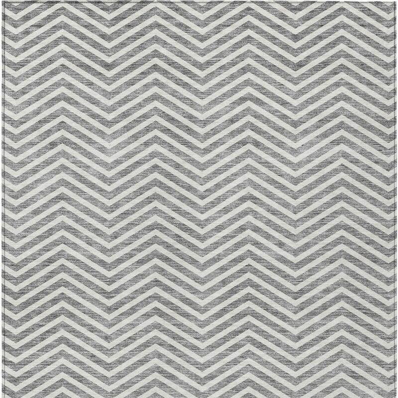 HomeRoots Chevron Transitional Rectangle Outdoor Rug