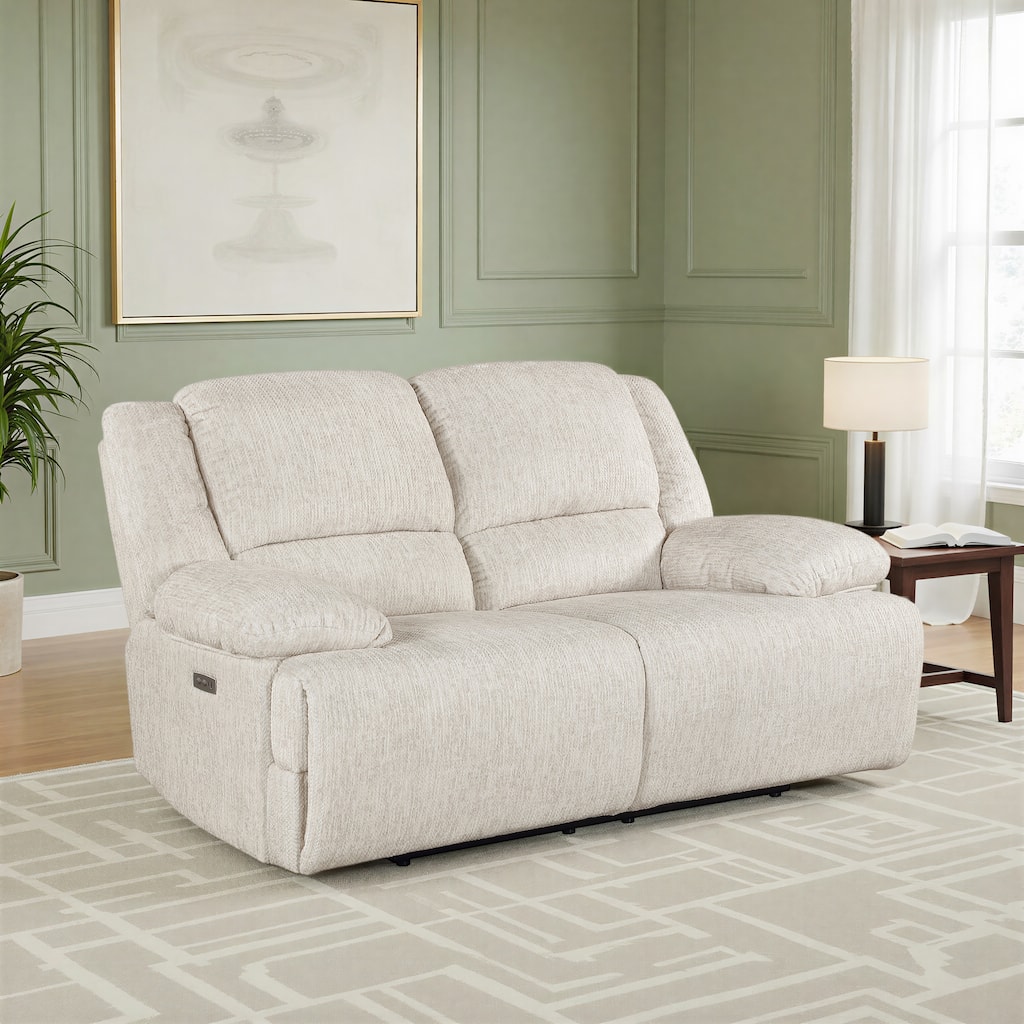 Vanta 69" Microfiber Wall Hugger Power Double Reclining Loveseat
