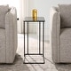 preview thumbnail 5 of 4, Uttermost 22905 12" Wide Iron, Plywood, and Stone End Table