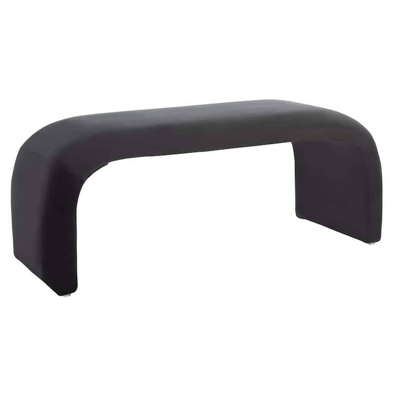SAFAVIEH Margarett Modern Minimalist Glam Bench - 45" W x 18" D x 19" H - 45"W x 18"D x 19"H