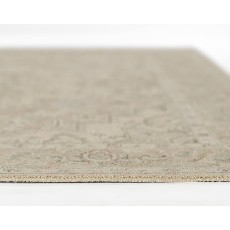 Momeni Pasha Medallion Hand Tufted Wool and Cotton Area Rug