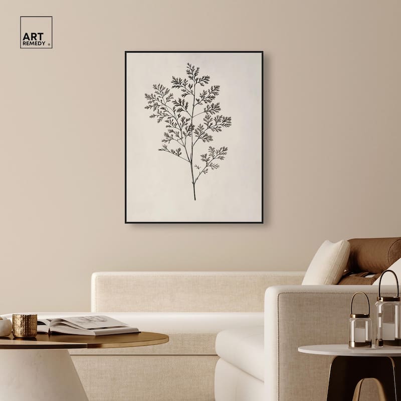 Aniseed Anatomy II Canvas Delicate Floral by Art Remedy