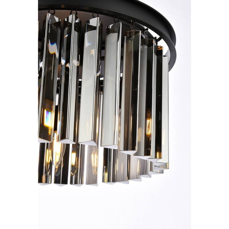 Royce Edge 3-Light Matte Black Pendant