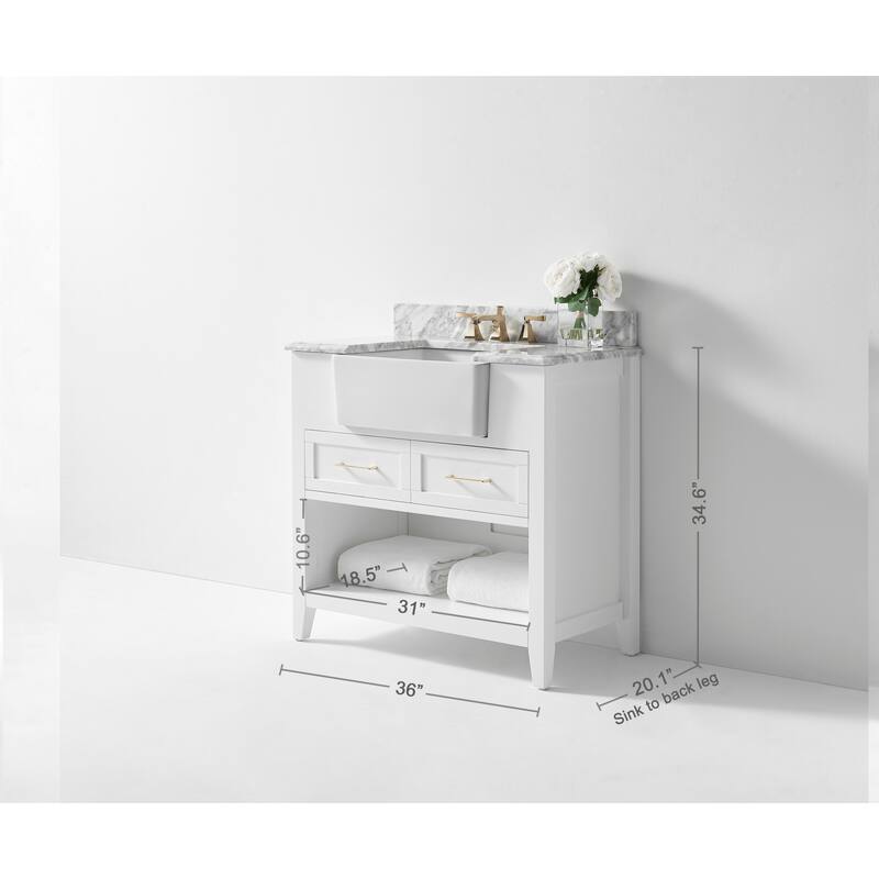 Ancerre Designs Hayley Bathroom Vanity Set