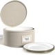 preview thumbnail 1 of 12, Sorbus China Storage Dinnerware Organizer for Dinner Plate with Lid (Holds Service for 12) with Felt Protectors (1 Piece) Beige
