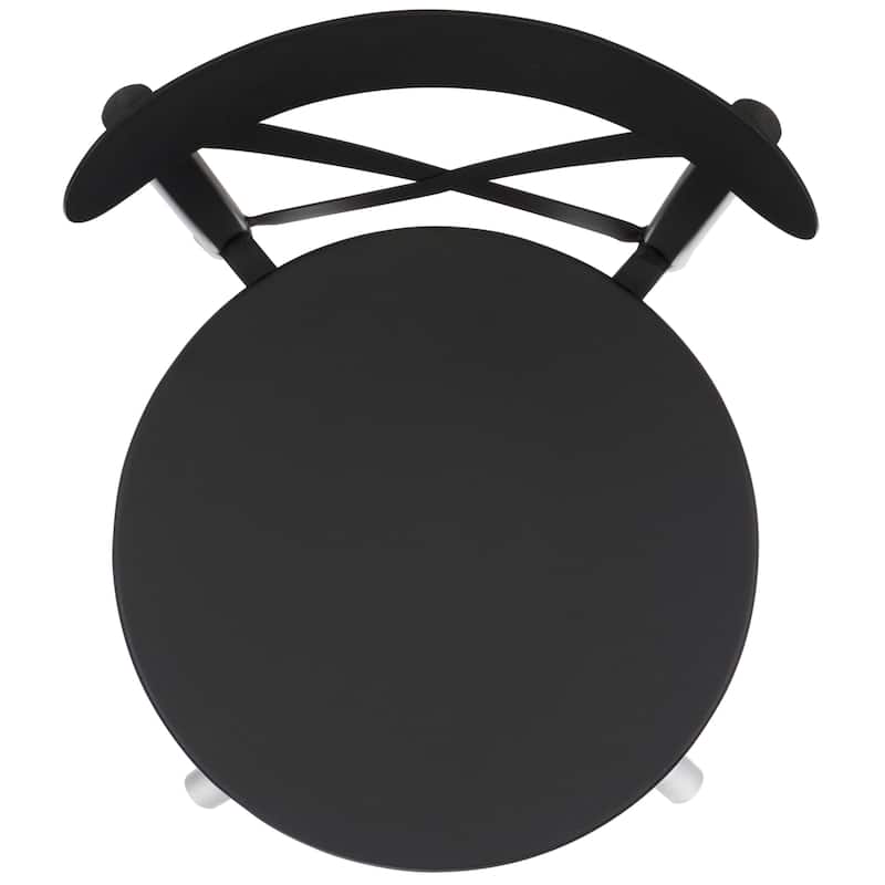 SAFAVIEH Outdoor Living Core 18-inch Cross Back [SET of 2] - 17"W x 20"D x 33"H