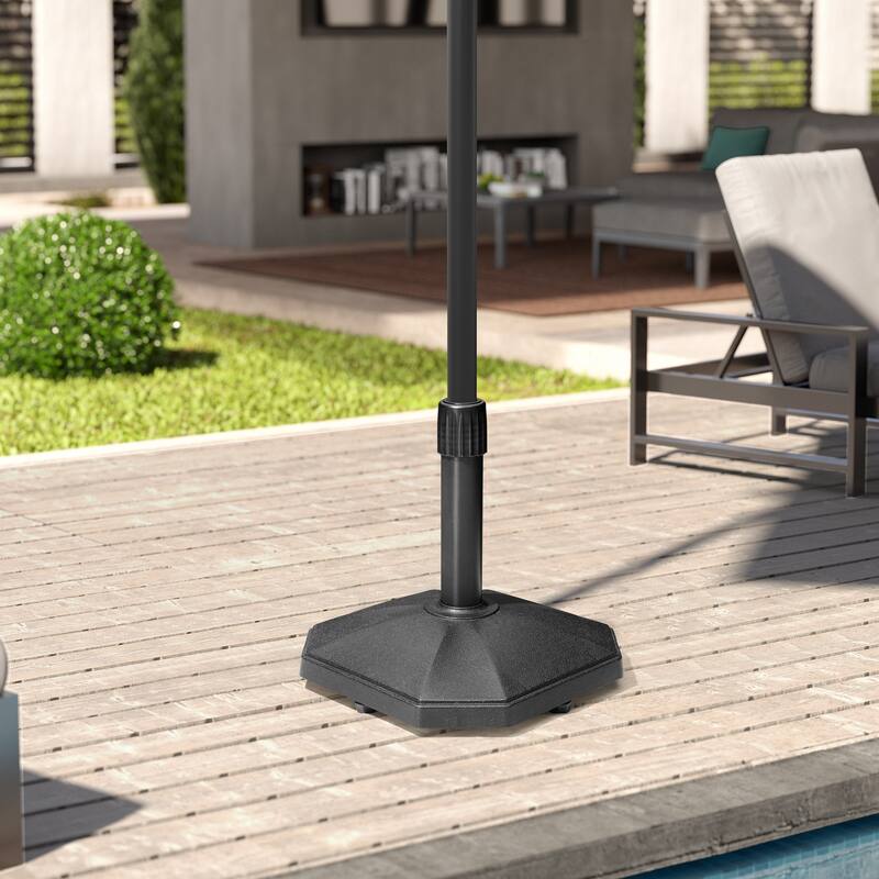 30-lb Outdoor Patio Umbrella Stand Base Holder Black