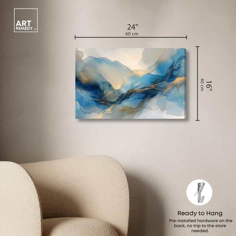 Postmodern Flow II Canvas by Art Remedy, Gallery Wrapped