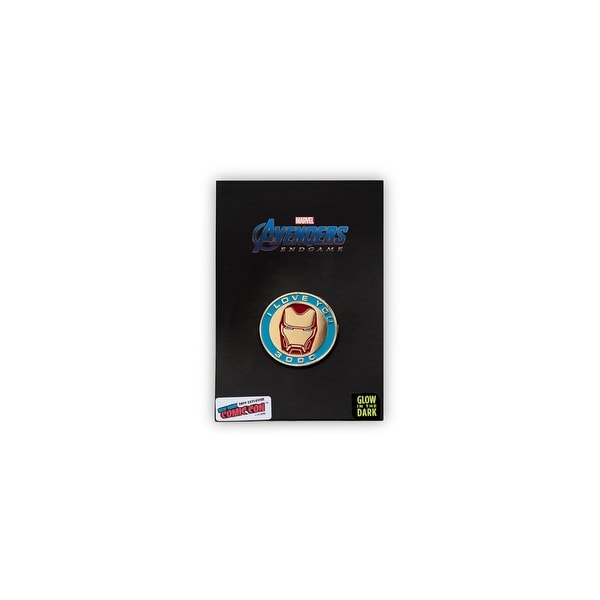 Marvel Avengers: Endgame Iron Man Exclusive Collector Pin | "I Love You 3000" - Black. Opens flyout.