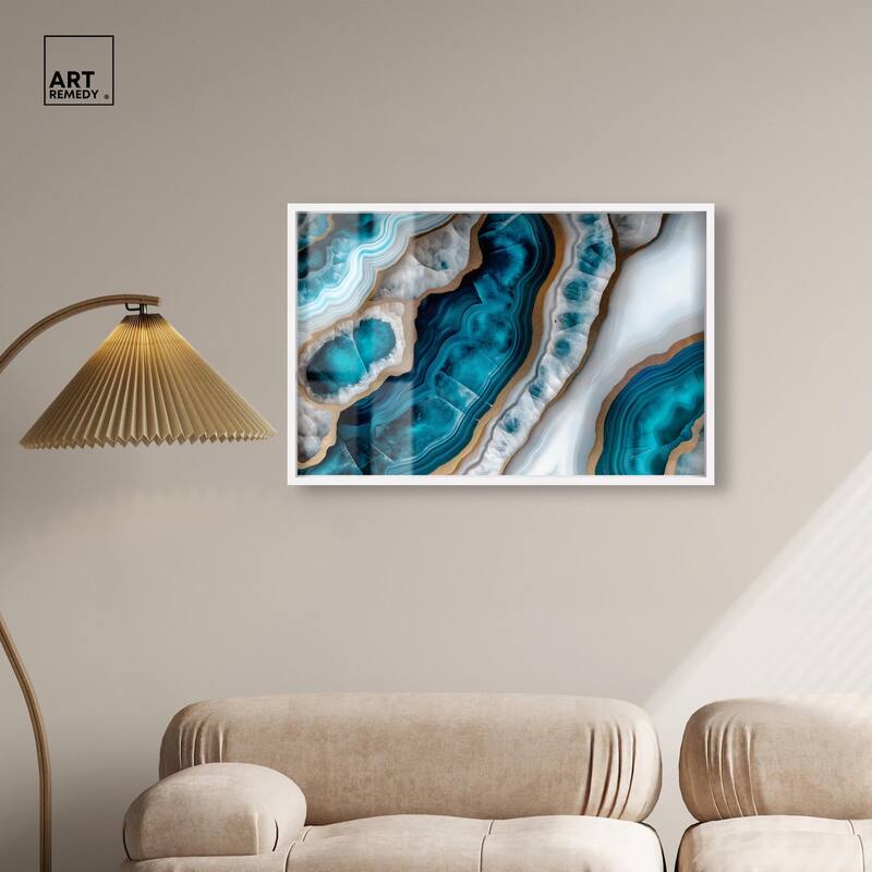 Opaline Undulation Shadowbox by Art Remedy