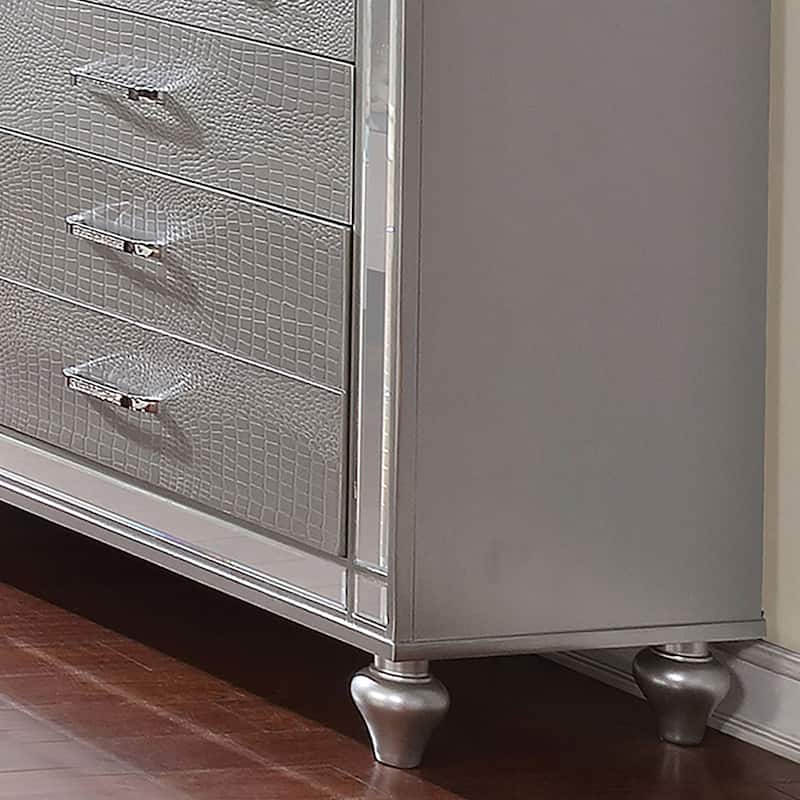 Derc Modern 62-inch Wide Solid Wood 9-Drawer Dresser by Furniture of America