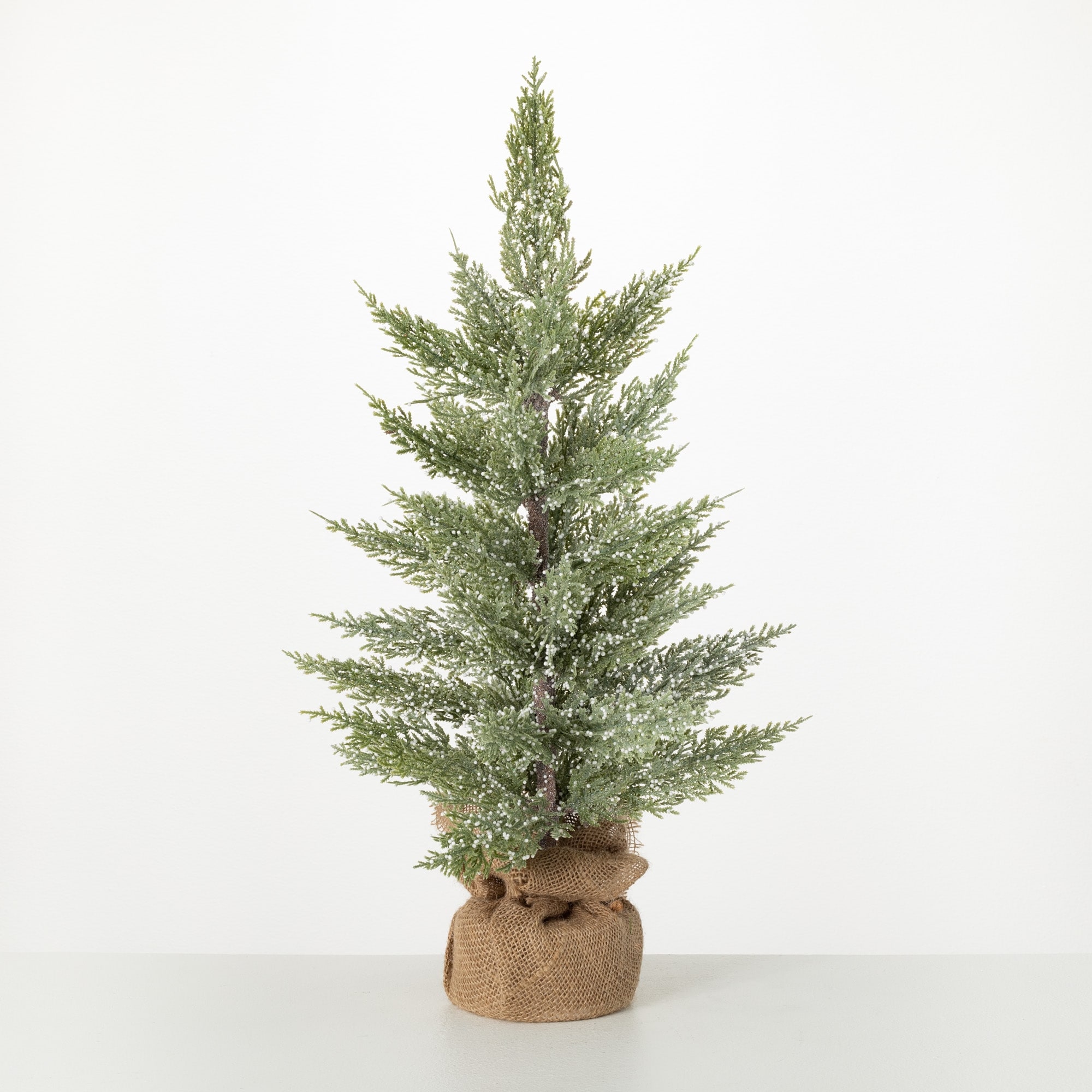 Sullivans Snow Ball Pine Tree In Burlap, Green - On Sale - Bed Bath u0026  Beyond - 38405810