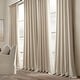 preview thumbnail 1 of 18, Lush Decor Belgian Flax Prewashed Linen Rich Cotton Blend Window Curtain Panel Single
