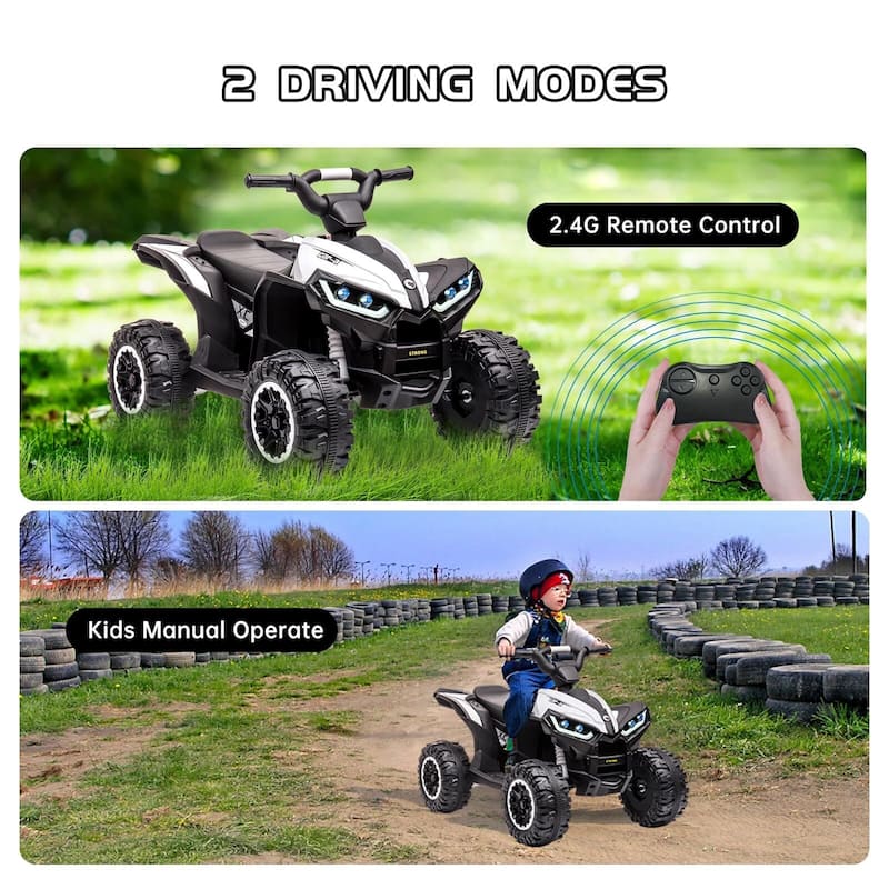 12V Battery Powered Electric Four-Wheeler with Music