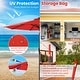 preview thumbnail 13 of 34, Sun-Ray 9' Round 8-Rib Aluminum Solar Umbrella, Base Not Included