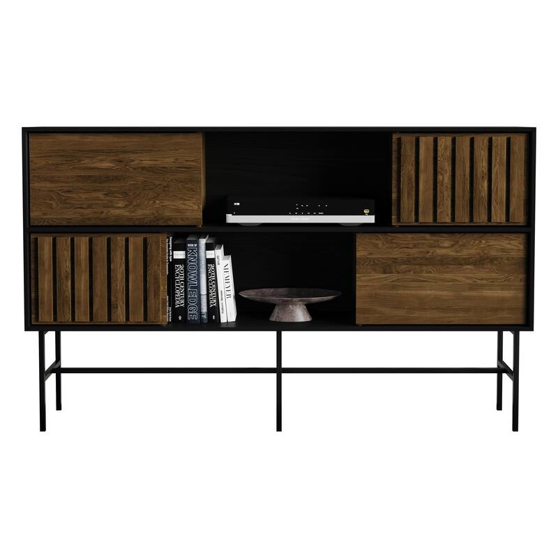 CraftPorch Modern Wooden TV Stand Console